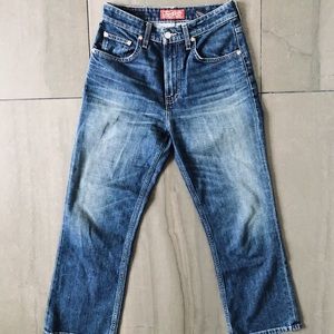 Lucky Pins High Rise Cropped Wide Leg Jean Size 26